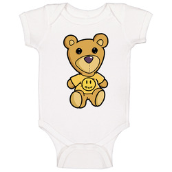 Teddy Bear Drew Popular Singer Fan Baby One Piece Teddy Bear Drew Popular Singer Fan Baby One Piece