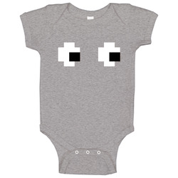 Pacman Orange Ghost Halloween Costume Baby One Piece Pacman Orange Ghost Halloween Costume Baby One Piece