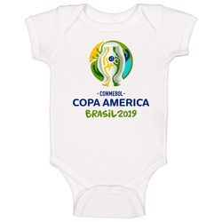 Copa America Brasil 2019 Futbol Football Soccer Tournament Logo Baby One Piece Copa America Brasil 2019 Futbol Football Soccer Tournament Logo Baby One Piece