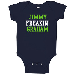 Jimmy Freakin' Graham Seattle Football Player Cool Fan Baby One Piece Jimmy Freakin' Graham Seattle Football Player Cool Fan Baby One Piece
