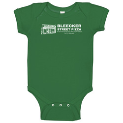 Bleeker Street Pizza New York Pizzeria Restaurant Baby One Piece Bleeker Street Pizza New York Pizzeria Restaurant Baby One Piece
