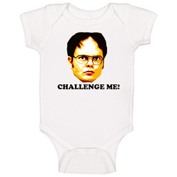 Challenges Quote Dwight Schrute The Office Baby One Piece Challenges Quote Dwight Schrute The Office Baby One Piece