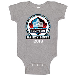 Randy Moss Hall Of Fame 6x All Pro Minnesota Football Fan Baby One Piece Randy Moss Hall Of Fame 6x All Pro Minnesota Football Fan Baby One Piece
