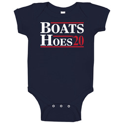 Boats And Hoes 2020 Funny Step Brothers Election Parody Baby One Piece Boats And Hoes 2020 Funny Step Brothers Election Parody Baby One Piece
