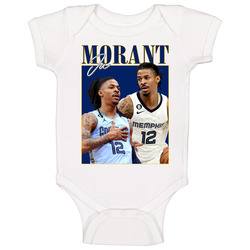 Ja Morant 90s Style Baby One Piece Ja Morant 90s Style Baby One Piece