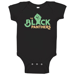 The Black Panthers Party Fist Logo Vintage Fan Baby One Piece The Black Panthers Party Fist Logo Vintage Fan Baby One Piece