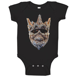 Deontay Wilder Gold Jewelled Mask Boxing Champion Fight Fan Baby One Piece Deontay Wilder Gold Jewelled Mask Boxing Champion Fight Fan Baby One Piece