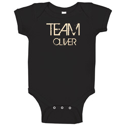 Team Sports Last First Name Oliver Baby One Piece Team Sports Last First Name Oliver Baby One Piece