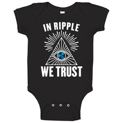In Ripple Xrp We Trust Cryptocurrency Investor Baby One Piece In Ripple Xrp We Trust Cryptocurrency Investor Baby One Piece