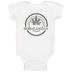Bigbudjuice Cannabis Weed Company Logo Baby One Piece Bigbudjuice Cannabis Weed Company Logo Baby One Piece