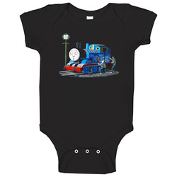 Thomas The Tank Graffiti Funny Baby One Piece Thomas The Tank Graffiti Funny Baby One Piece
