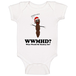 What Would Mr Hankey Do South Park Baby One Piece