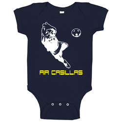 Iker Casillas Real Madrid Soccer Baby One Piece Iker Casillas Real Madrid Soccer Baby One Piece