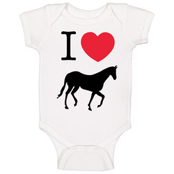 I Love Heart Luv Horse Back Horseback Riding Equestrian Baby One Piece I Love Heart Luv Horse Back Horseback Riding Equestrian Baby One Piece