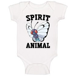 Butterfree Is My Spirit Animal Baby One Piece