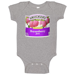 Smuckers Seedless Boysenberry Jam Cool Halloween Costume Baby One Piece Smuckers Seedless Boysenberry Jam Cool Halloween Costume Baby One Piece