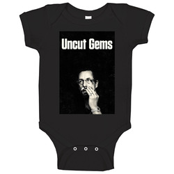 Adam Sandler Uncut Gems Cover Baby One Piece Adam Sandler Uncut Gems Cover Baby One Piece