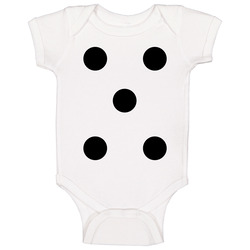Dice Number 5 Funny Group Halloween Costume Baby One Piece Dice Number 5 Funny Group Halloween Costume Baby One Piece