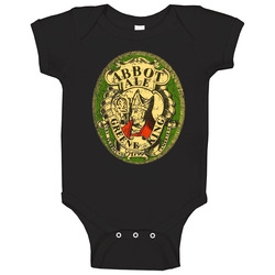 Abbot Ale Vintage Worn Look Baby One Piece Abbot Ale Vintage Worn Look Baby One Piece
