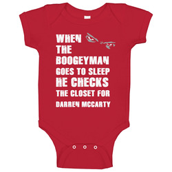Darren Mccarty Detroit Michigan Hockeytown Boogeyman Baby One Piece Darren Mccarty Detroit Michigan Hockeytown Boogeyman Baby One Piece