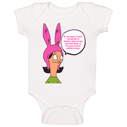My Name's Louise Bobs Burgers Lousie Baby One Piece My Name's Louise Bobs Burgers Lousie Baby One Piece