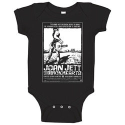 Joan Jett & The Blackhearts Runaways Baby One Piece Joan Jett & The Blackhearts Runaways Baby One Piece