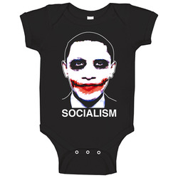 Obama Socialism Joker Funny Baby One Piece Obama Socialism Joker Funny Baby One Piece