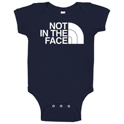 Not In The Face Dodgeball Team Uniform Funny Dark Baby One Piece Not In The Face Dodgeball Team Uniform Funny Dark Baby One Piece