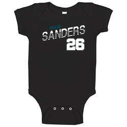 Miles Sanders 26 Favorite Player Fan Baby One Piece Miles Sanders 26 Favorite Player Fan Baby One Piece