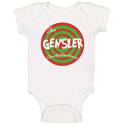 The Gensler Family Christmas Last Name Baby One Piece The Gensler Family Christmas Last Name Baby One Piece