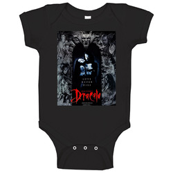 Bram Stoker's Dracula 90s Retro Movie Fan Fan Baby One Piece Bram Stoker's Dracula 90s Retro Movie Fan Fan Baby One Piece