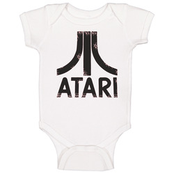 Atari Retro Speckled Video Game Baby One Piece Atari Retro Speckled Video Game Baby One Piece