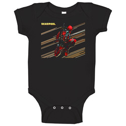 Deadpool Comics Baby One Piece Deadpool Comics Baby One Piece
