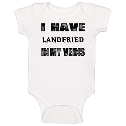I Have Landfried In My Blood Last Name Baby One Piece I Have Landfried In My Blood Last Name Baby One Piece