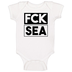 Fck Sea Wa Usa Seattle Tacoma Intl Funny Graphic Patriotic Baby One Piece Fck Sea Wa Usa Seattle Tacoma Intl Funny Graphic Patriotic Baby One Piece