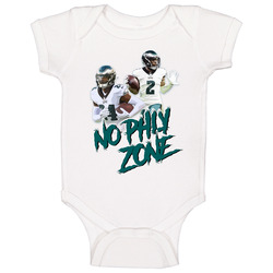 No Phly Zone Darius Slay James Bradberry White Baby One Piece No Phly Zone Darius Slay James Bradberry White Baby One Piece