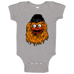 Gritty Mascot Beloved Philadelphia Hockey Fan Baby One Piece