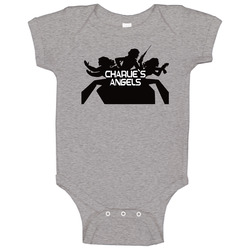Charlie's Angels Tv Show Retro Green Baby One Piece Charlie's Angels Tv Show Retro Green Baby One Piece