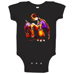 Pokemon Dragon Charizard Style Baby One Piece Pokemon Dragon Charizard Style Baby One Piece