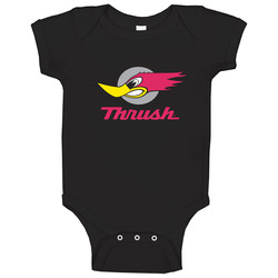 Thrush, T-shirt, Woody, Woodpecker, Exhaust, Automotive, Parts, Aftermarket Baby One Piece Thrush, T-shirt, Woody, Woodpecker, Exhaust, Automotive, Parts, Aftermarket Baby One Piece