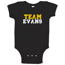 Team Evans Sports Family Reunion Last Name Surname Baby One Piece Team Evans Sports Family Reunion Last Name Surname Baby One Piece