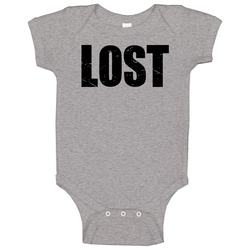 Lost 2000s Tv Show Fan Logo Baby One Piece Lost 2000s Tv Show Fan Logo Baby One Piece