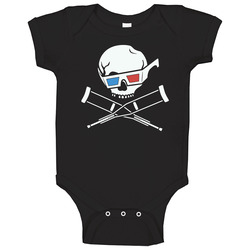 Jackass 3d Movie Skull Johnny Knoxville Baby One Piece Jackass 3d Movie Skull Johnny Knoxville Baby One Piece
