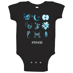 Fringe Sci Fi Tv Show Black Baby One Piece Fringe Sci Fi Tv Show Black Baby One Piece