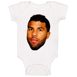 Bubba Wallace Big Head Baby One Piece Bubba Wallace Big Head Baby One Piece