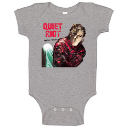 Quiet Riot Mental Health Retro Baby One Piece Quiet Riot Mental Health Retro Baby One Piece