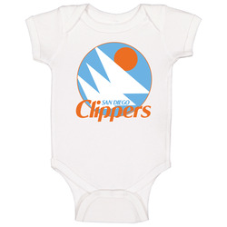 Clippers 70s 80s San Diego Basketball Team Fan Baby One Piece Clippers 70s 80s San Diego Basketball Team Fan Baby One Piece