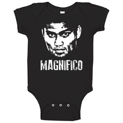 Mark Magsayo Magnifico Big Face Silhouette Boxing Fight Fan Baby One Piece Mark Magsayo Magnifico Big Face Silhouette Boxing Fight Fan Baby One Piece