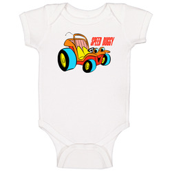 Speed Buggy Retro 70s Cartoon Tv Show Fan Baby One Piece Speed Buggy Retro 70s Cartoon Tv Show Fan Baby One Piece