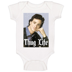 Thug Life Danny Tanner Full House Retro Tv Show Fan Baby One Piece Thug Life Danny Tanner Full House Retro Tv Show Fan Baby One Piece